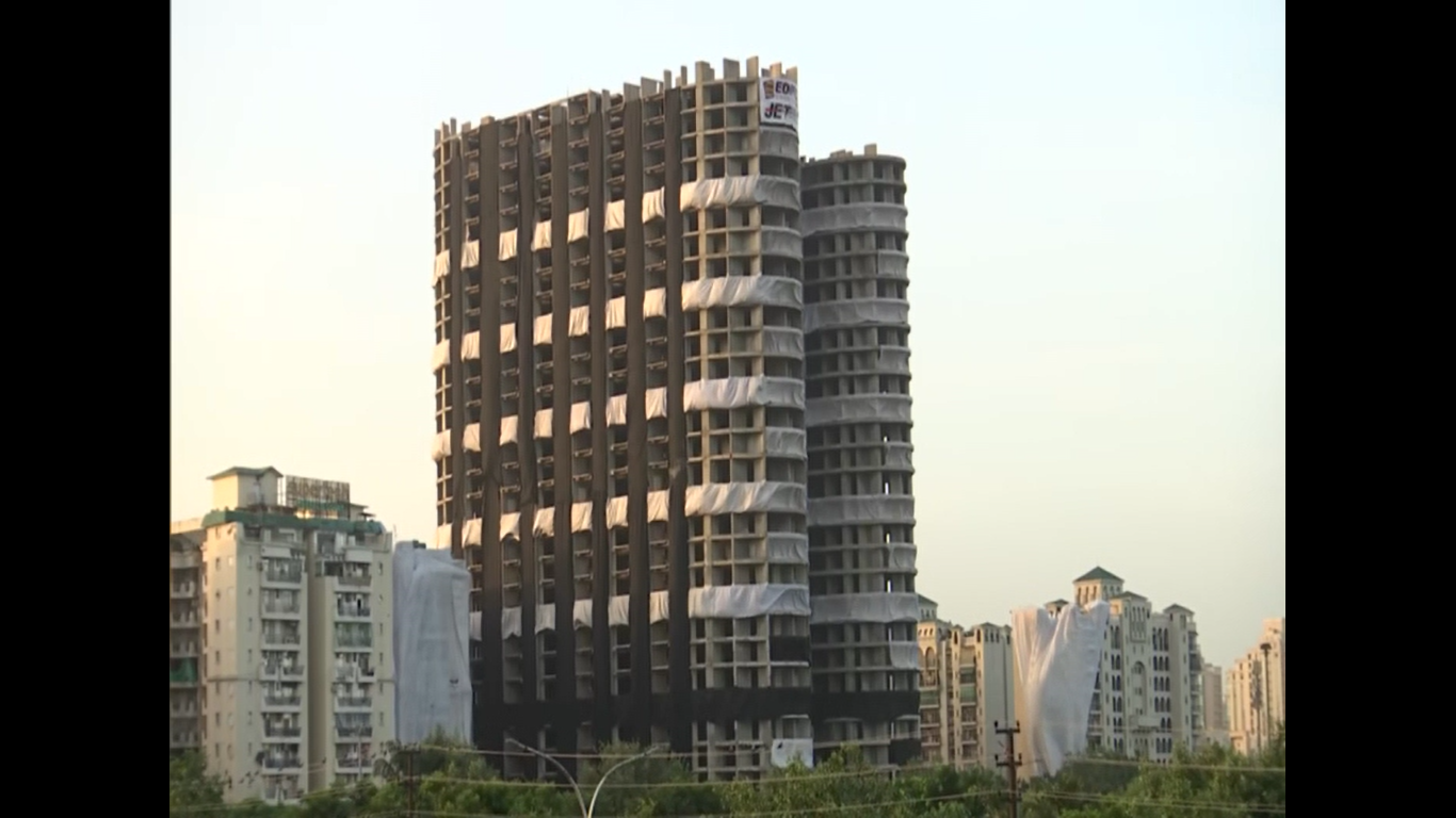 Noida Twin Tower Demolished-Old